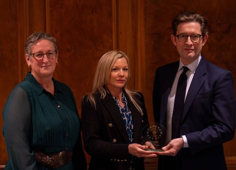 Presenting the Odette Hallowes Award on behalf of the National Protective Security Authority (NPSA).
